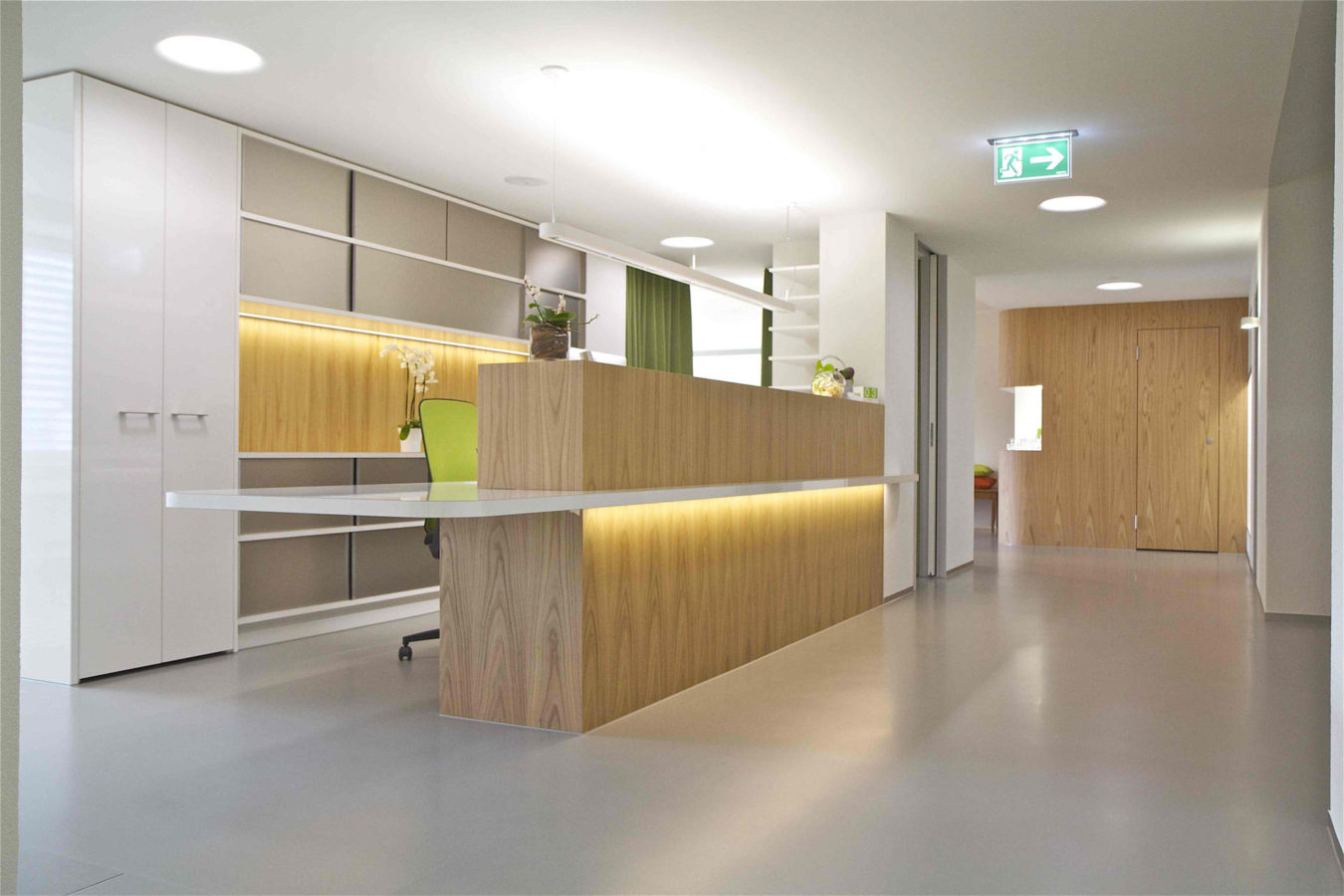 Dermateam Winterthur, Empfang Klein